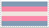 trans flag stamp.